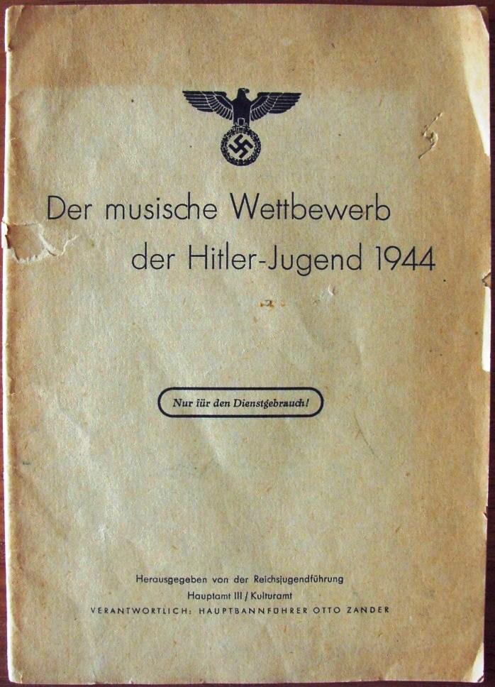 Der musische Wettbewerb der Hitler-Jugend 1944